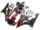 2006-2007 Red Matte Black Yamaha YZF 600 R6 Motorcycle Fairings