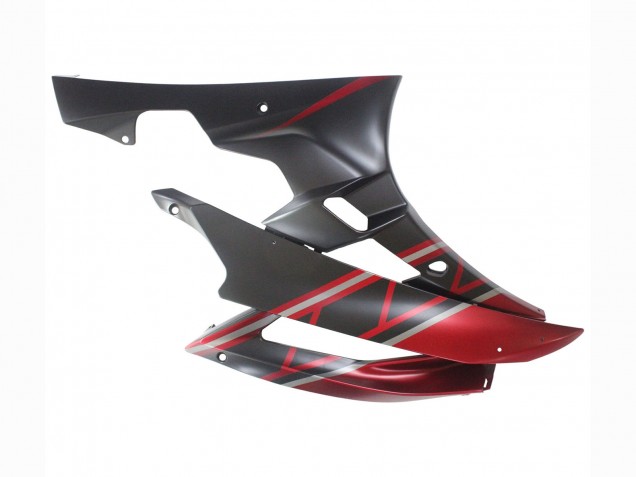 2006-2007 Red Matte Black Yamaha YZF 600 R6 Motorcycle Fairings