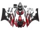 2006-2007 Red Matte Black Yamaha YZF 600 R6 Motorcycle Fairings