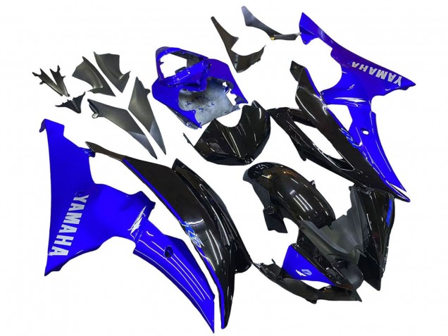 2008-2016 Blue Glossy Black Yamaha YZF 600 R6 Motorcycle Fairings