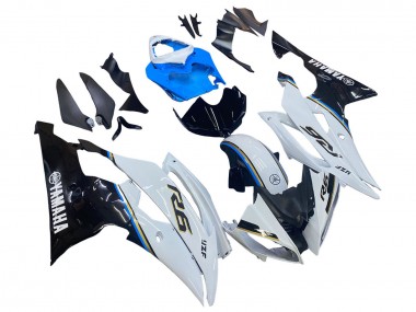 2008-2016 White Blue Glossy Black Yamaha YZF 600 R6 Motorcycle Fairing
