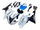 2008-2016 White Blue Glossy Black Yamaha YZF 600 R6 Motorcycle Fairing