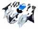 2008-2016 White Blue Glossy Black Yamaha YZF 600 R6 Motorcycle Fairing