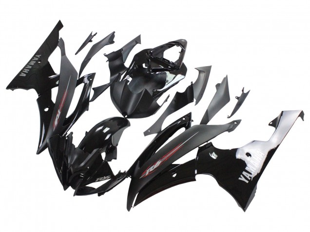 2008-2016 Glossy Black Matte Black Yamaha YZF 600 R6 Motorcycle Fairings
