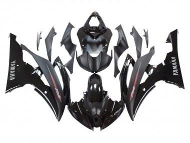 2008-2016 Glossy Black Matte Black Yamaha YZF 600 R6 Motorcycle Fairings