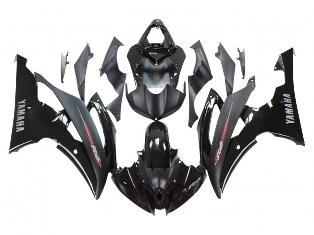2008-2016 Glossy Black Matte Black Yamaha YZF 600 R6 Motorcycle Fairings