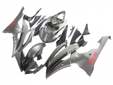 2008-2016 Matte Grey Red Decals Yamaha YZF 600 R6 Motorcycle Fairings