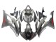 2008-2016 Matte Grey Red Decals Yamaha YZF 600 R6 Motorcycle Fairings