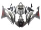 2008-2016 Matte Grey Red Decals Yamaha YZF 600 R6 Motorcycle Fairings