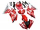 2008-2016 White Red Black Fiat Acer Yamaha YZF 600 R6 Motorcycle Fairings