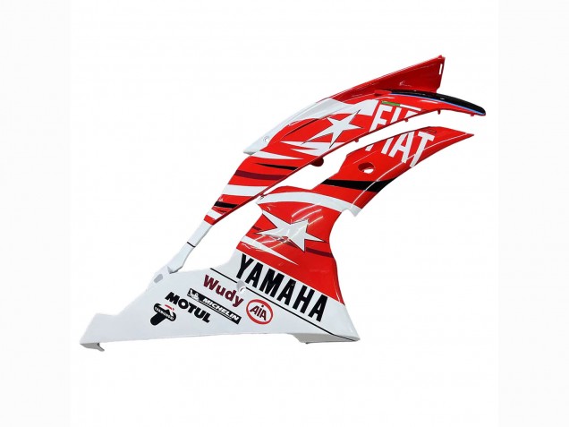 2008-2016 White Red Black Fiat Acer Yamaha YZF 600 R6 Motorcycle Fairings