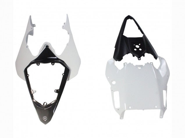 2008-2016 White Red Glossy Black Yamaha YZF 600 R6 Motorcycle Fairings