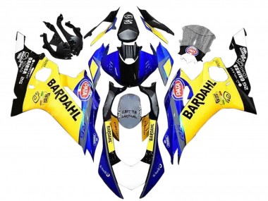 2008-2016 Yellow Blue Black Bardahl Yamaha YZF 600 R6 Motorcycle Fairings