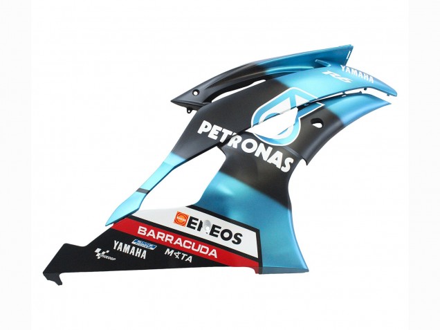 2008-2016 Light Blue Matte Black Petronas ENEOS Yamaha YZF 600 R6 Motorcycle Fairings