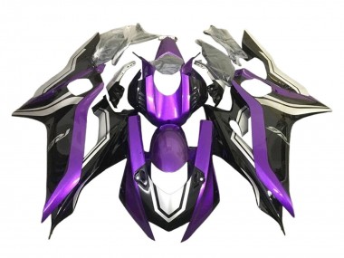 2017-2023 Silver Purple Glossy Black Yamaha YZF 600 R6 Motorcycle Fairings
