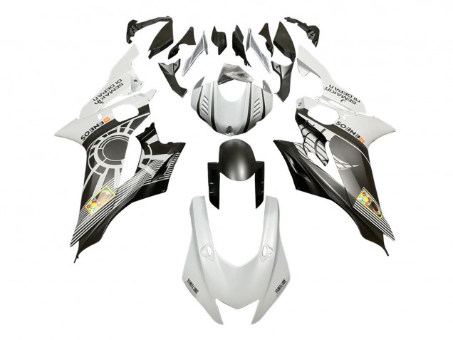2017-2023 White Grey Matte Black ENEOS Semakin Didepan Yamaha YZF 600 R6 Motorcycle Fairings