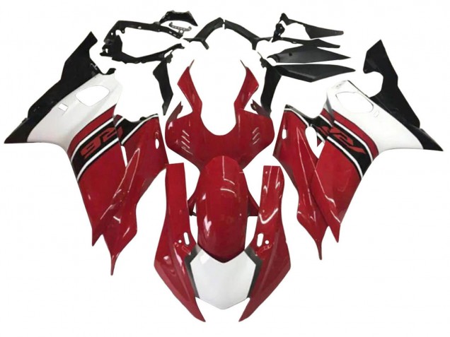 2017-2023 White Red Black Yamaha YZF 600 R6 Bike Fairings