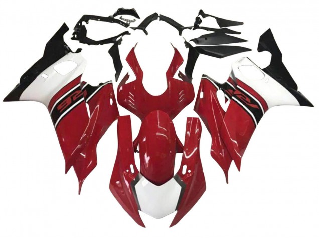 2017-2023 White Red Black Yamaha YZF 600 R6 Bike Fairings