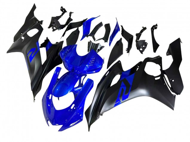 2017-2023 Blue Matte Black Yamaha YZF 600 R6 Motorcycle Fairings