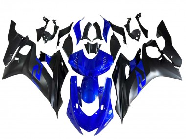 2017-2023 Blue Matte Black Yamaha YZF 600 R6 Motorcycle Fairings