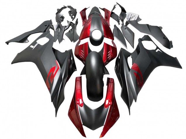 2017-2023 Red Matte Black Yamaha YZF 600 R6 Motorcycle Fairings