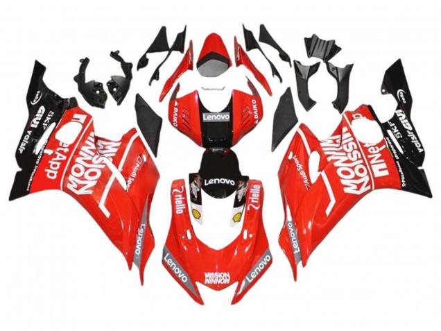 2017-2023 Red Black Yamaha YZF 600 R6 Motorcycle Fairings