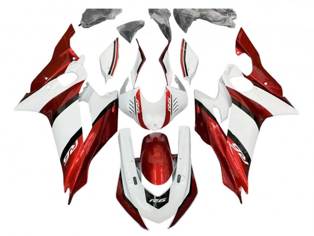 2017-2023 White Red Black Yamaha YZF 600 R6 Motorcycle Fairing Kits