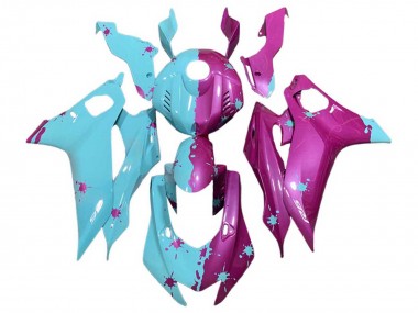 2017-2023 Blue Pink Yamaha YZF 600 R6 Motorcycle Fairings