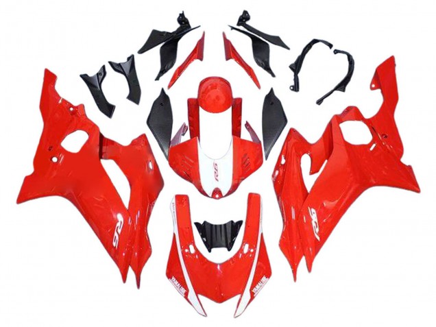 2017-2023 Red White Yamaha YZF 600 R6 Motorcycle Fairings