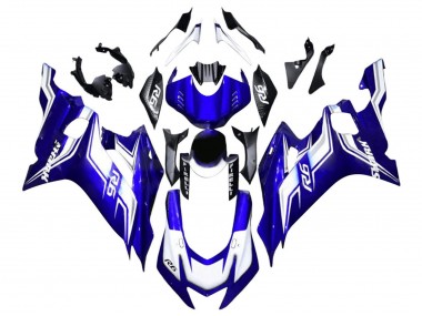 2017-2023 White Blue Yamaha YZF 600 R6 Motorcycle Fairing
