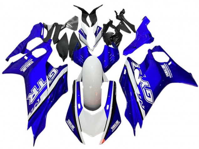 2017-2023 White Blue GYTR Yamaha YZF 600 R6 Motorcycle Fairings