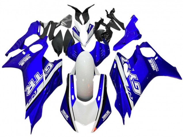 2017-2023 White Blue GYTR Yamaha YZF 600 R6 Motorcycle Fairings