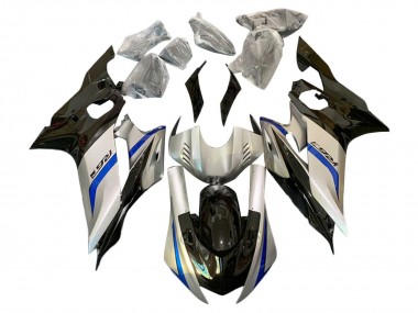 2017-2023 Silver Blue Black Yamaha YZF 600 R6 Motorcycle Fairings