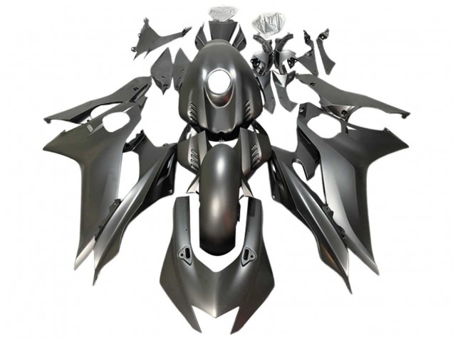 2017-2023 Matte Black Yamaha YZF 600 R6 Motorcycle Fairings