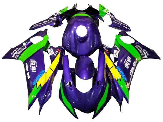 2017-2023 Green Purple Yellow Black Trick Star Yamaha YZF 600 R6 Motorcycle Fairings