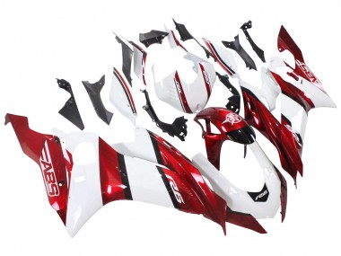 2017-2023 White Red Black Yamaha YZF 600 R6 Motorcycle Fairings