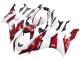 2017-2023 White Red Black Yamaha YZF 600 R6 Motorcycle Fairings