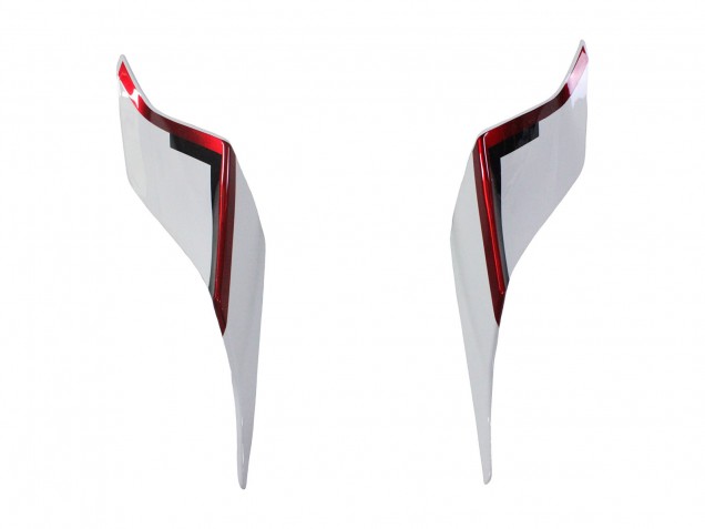 2017-2023 White Red Black Yamaha YZF 600 R6 Motorcycle Fairings