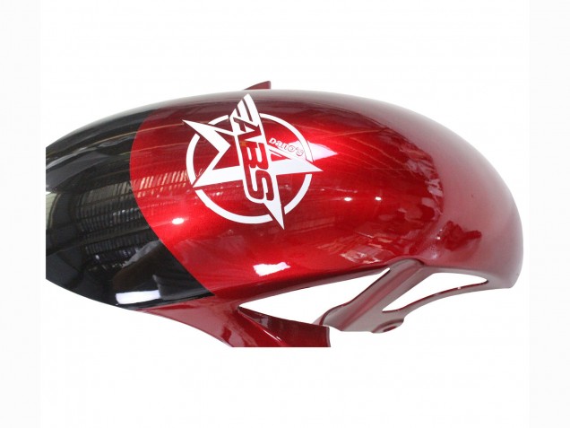 2017-2023 White Red Black Yamaha YZF 600 R6 Motorcycle Fairings
