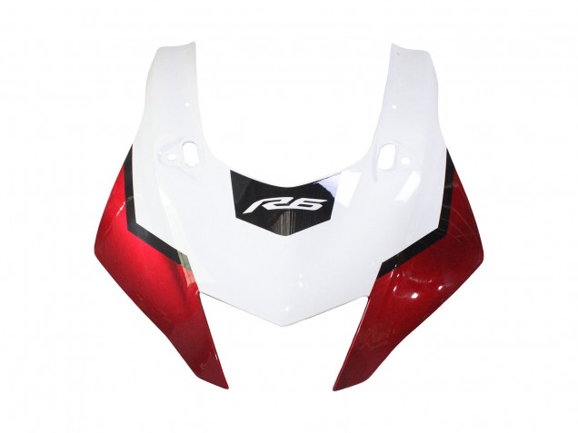 2017-2023 White Red Black Yamaha YZF 600 R6 Motorcycle Fairings