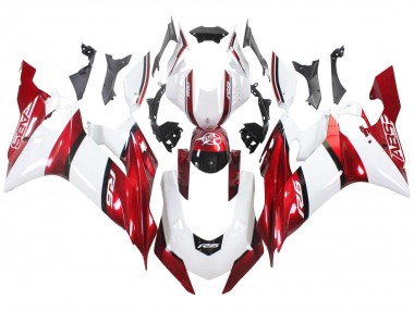 2017-2023 White Red Black Yamaha YZF 600 R6 Motorcycle Fairings