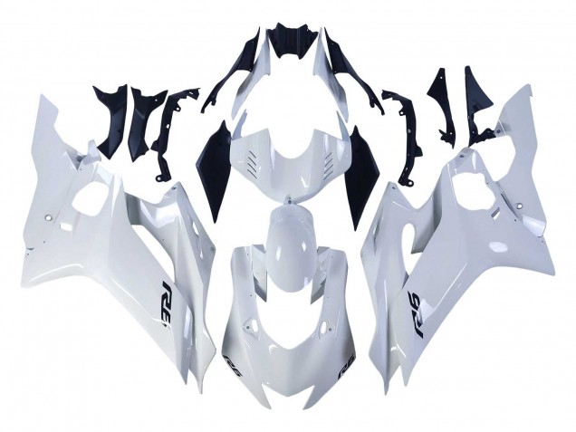 2017-2023 White Yamaha YZF 600 R6 Motorcycle Fairings
