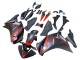 2011-2015 Matte Black Red Stripe Honda CBR250RR Motorcycle Fairings