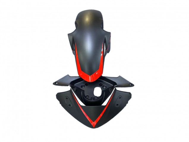 2011-2015 Matte Black Red Stripe Honda CBR250RR Motorcycle Fairings
