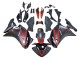 2011-2015 Matte Black Red Stripe Honda CBR250RR Motorcycle Fairings