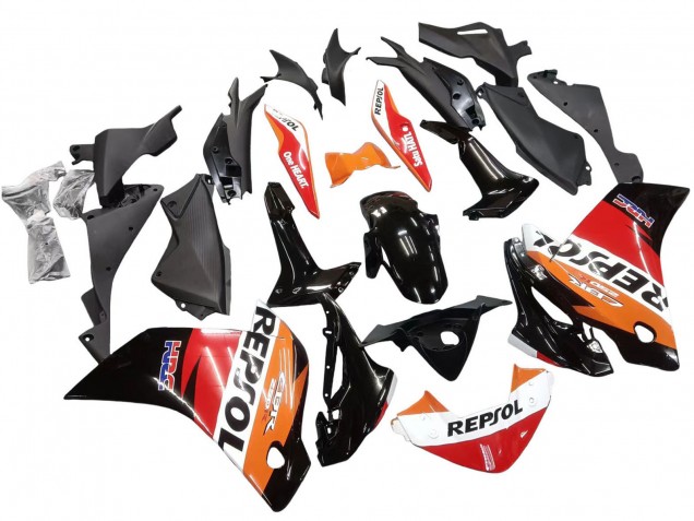 2011-2015 Orange White Red Black Glossy HRC Repsol Honda CBR250RR Motorcycle Fairings