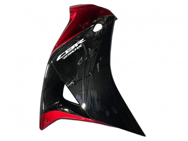 2011-2015 Glossy Black Red Honda CBR250RR Motorcycle Fairings