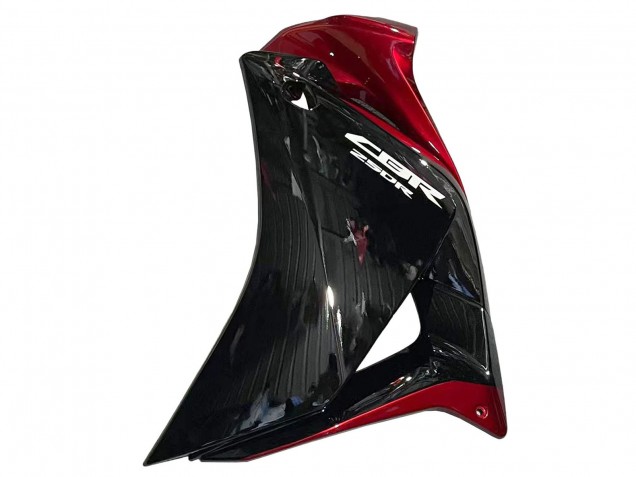 2011-2015 Glossy Black Red Honda CBR250RR Motorcycle Fairings