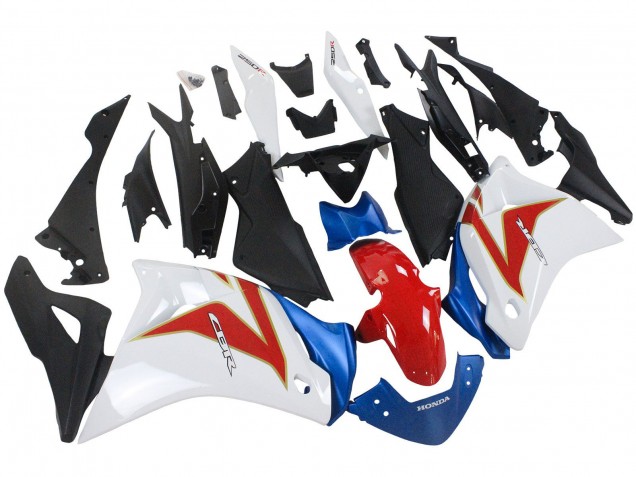 2011-2015 White Red Light Blue Honda CBR250RR Motorcycle Fairings