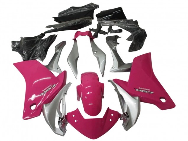 2011-2015 Silver Pink Honda CBR250RR Motorcycle Fairing Kits